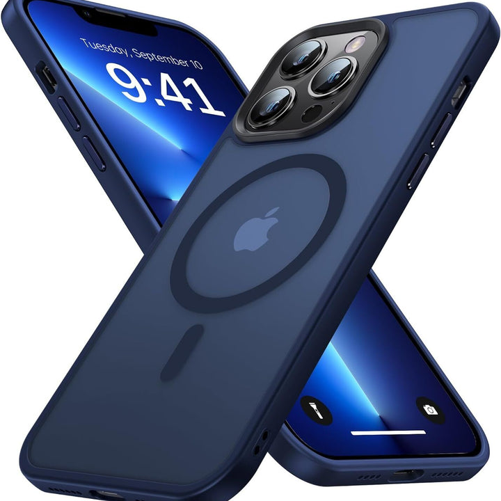 For Iphone 16 15 14 plus 13 12 11 Pro Max Frosted Case Mag Safe Shockproof Cover