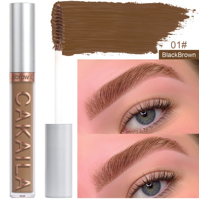 Black Brown Matte Natural Brow Mascara Eyebrow Gel