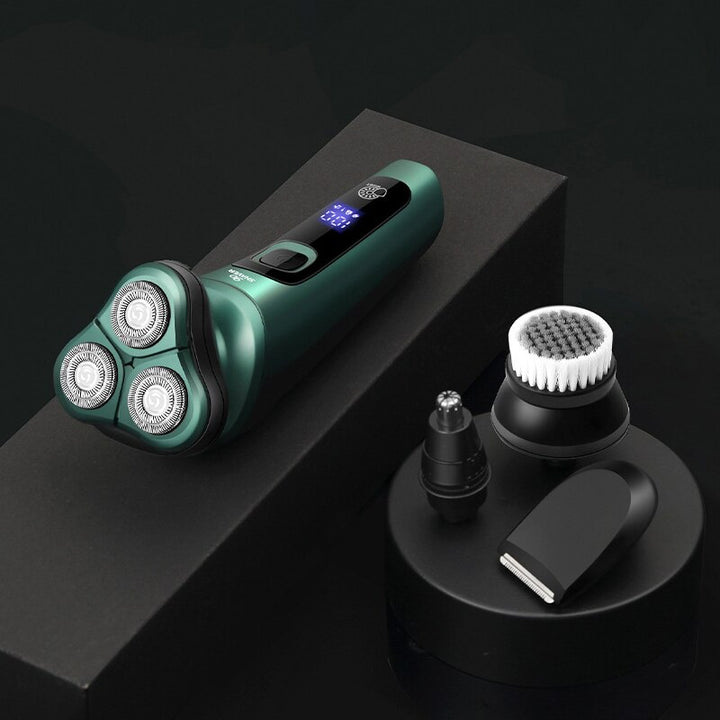 Máquina de Barbear Elétrica Aparador de Barba Multifunções