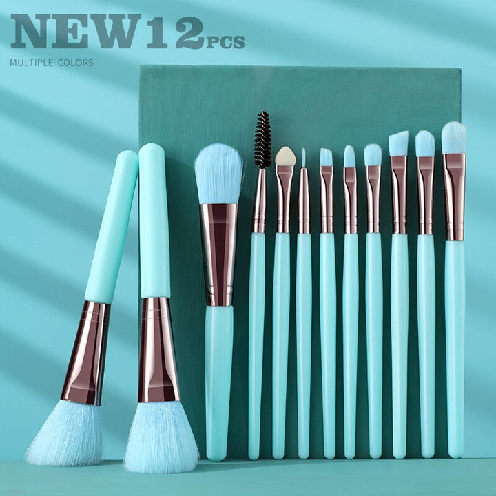 12 Pcs Eye Makeup Brushes Eyebrow Eyeliner Makeup Brush Set