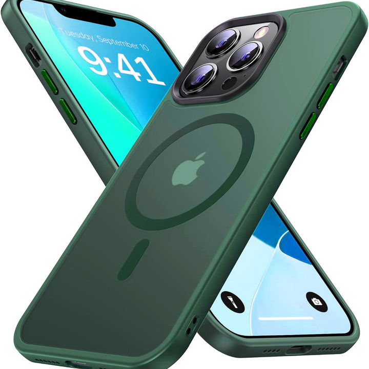 For Iphone 16 15 14 plus 13 12 11 Pro Max Frosted Case Mag Safe Shockproof Cover