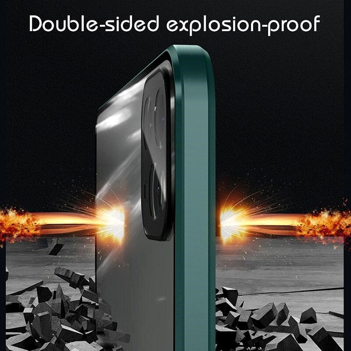Ultra-thin Clear Glass Phone Case Full Coverage Anti-drop Case Cover
