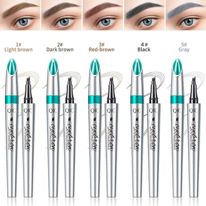 5 Colors Liquid Brow Pencil Waterproof Eyes Cosmetic