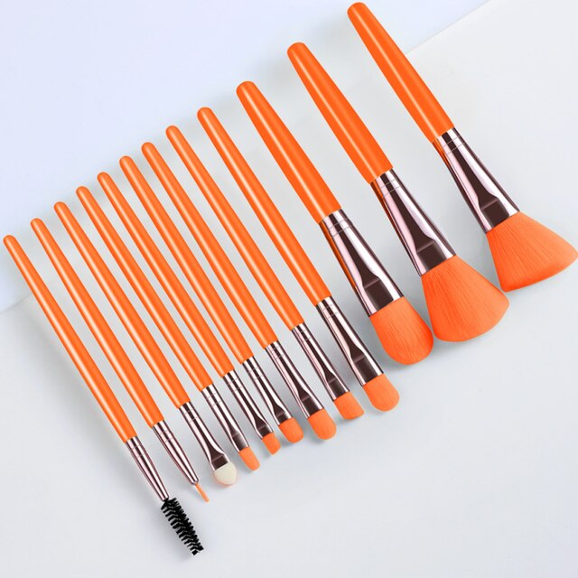 12 Pcs Eye Makeup Brushes Eyebrow Eyeliner Makeup Brush Set
