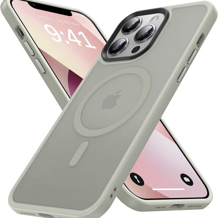 For Iphone 16 15 14 plus 13 12 11 Pro Max Frosted Case Mag Safe Shockproof Cover