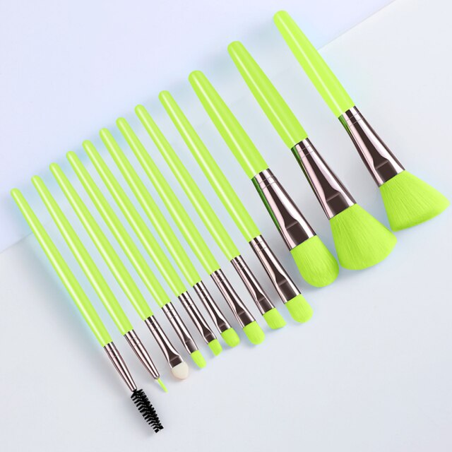 12 Pcs Eye Makeup Brushes Eyebrow Eyeliner Makeup Brush Set