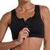 Sutiã Desportivo Mulher Ginásio Fitness Fecho de Correr Alto Impacto Colete Roupa Desportiva