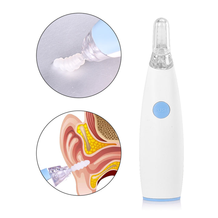 Limpeza de Ouvidos em Espiral com Ponta de Silicone Macia