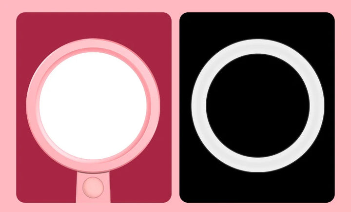 Ring Light de Maquilhagem Profissional para Selfies com Tripé e Suporte para Telemóvel