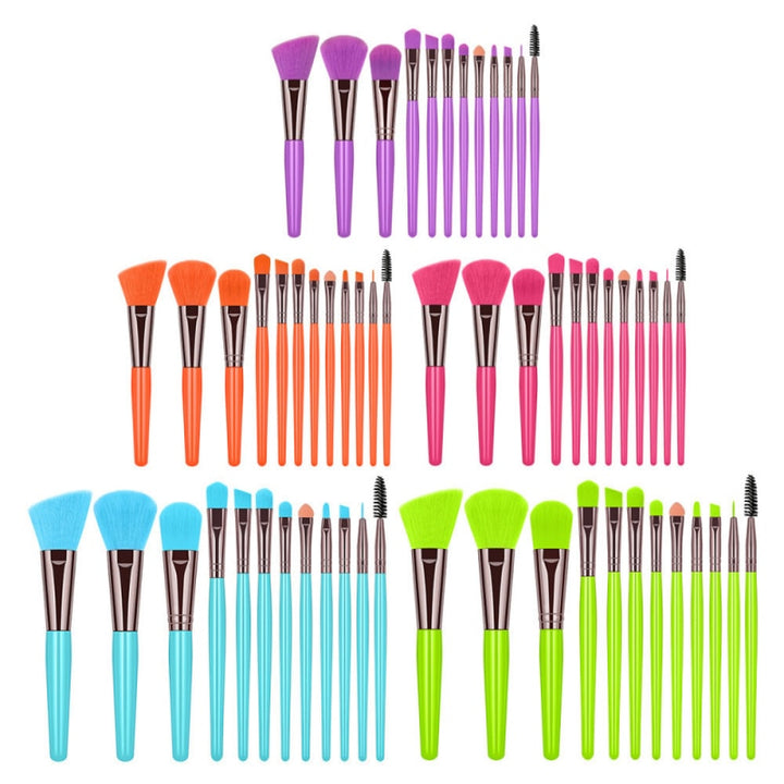12 Pcs Eye Makeup Brushes Eyebrow Eyeliner Makeup Brush Set