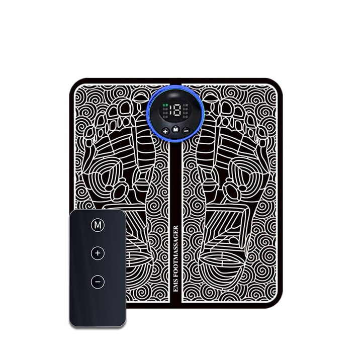Tapete Massageador Elétrico EMS para Pés, Estimulador Muscular para os Pés