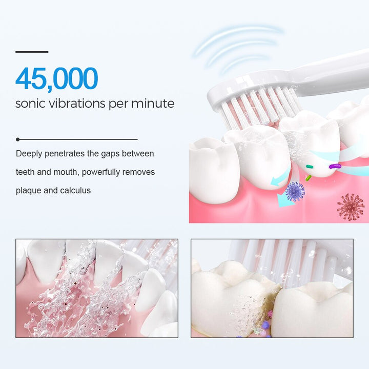 7 In 1 Electric Toothbrush Waterproof Smart Tooth Brush Set