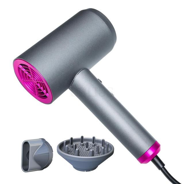 Secador de Cabelo Profissional Quente e Frio Potente para o Lar