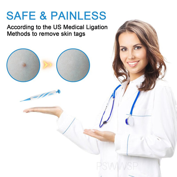 2 IN 1 Auto Skin Tag Remover Kit Micro Skin Tag Removal Device