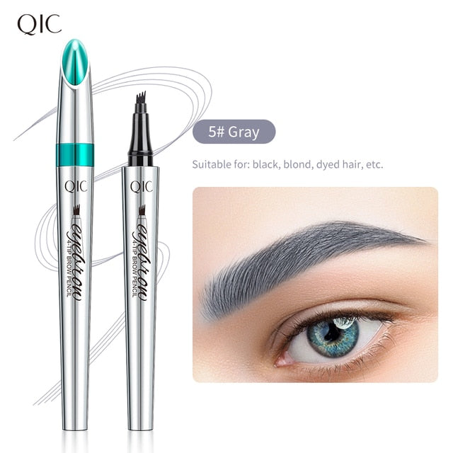5 Colors Liquid Brow Pencil Waterproof Eyes Cosmetic