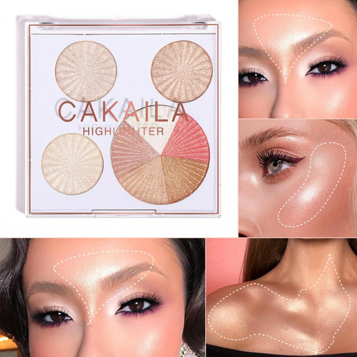 Realçar Paleta de Contorno Cosmético Facial