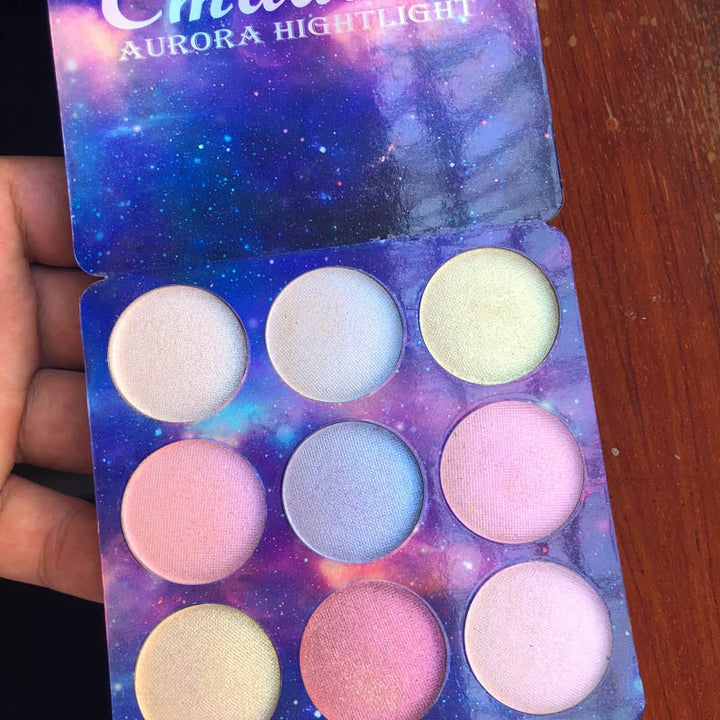 9 Color Shimmer Eyeshadow Palette Matte