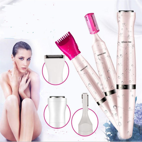 Portable Electric Women Shaver Razor Bikini Clipper Face Shave