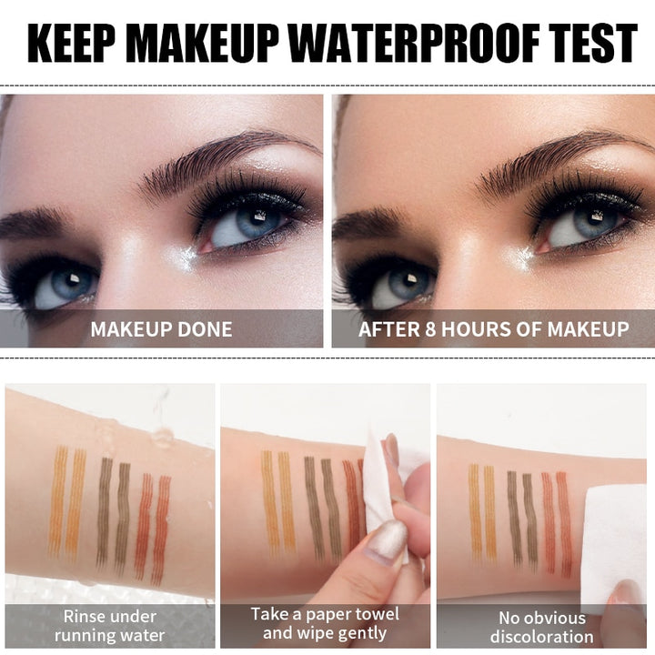 5 Colors Liquid Brow Pencil Waterproof Eyes Cosmetic