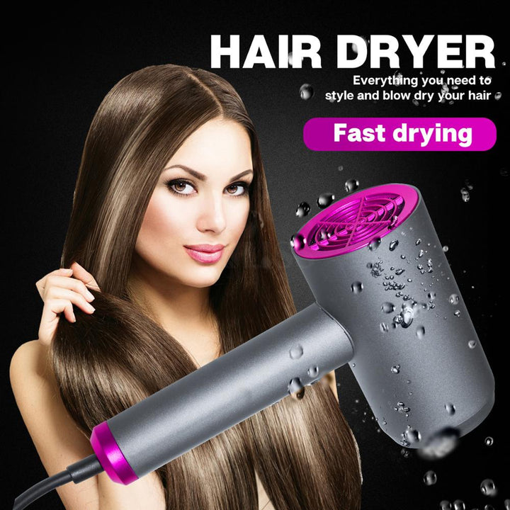 Secador de Cabelo Profissional Quente e Frio Potente para o Lar