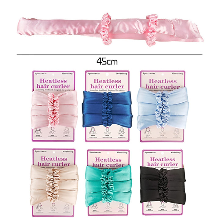 Modelador de Cabelo Flexível Lazy Sleep Headband Ondulado