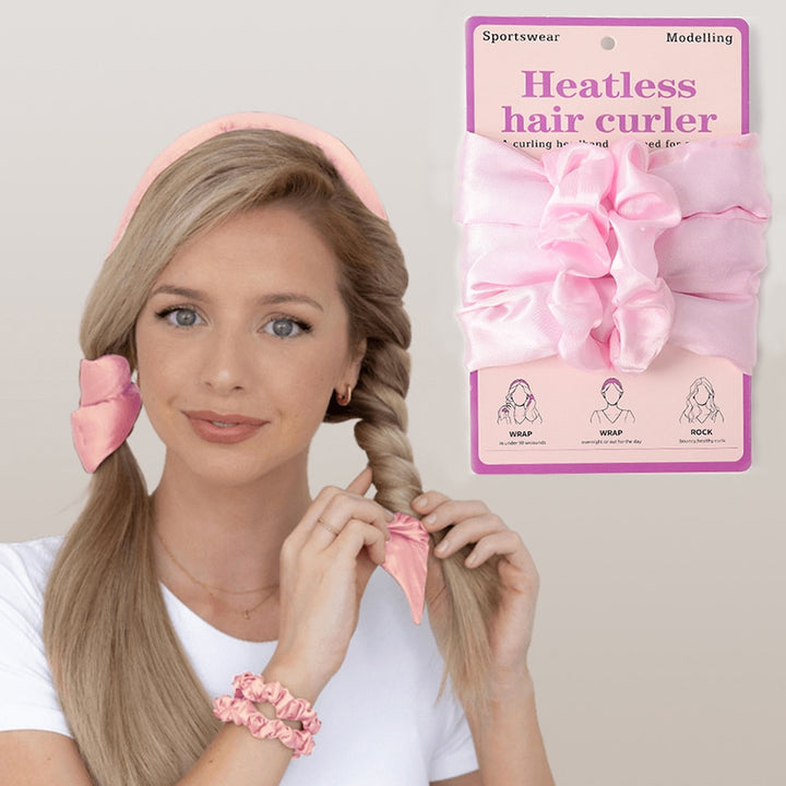 Modelador de Cabelo Flexível Lazy Sleep Headband Ondulado