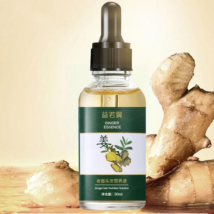 Óleo Essencial de Gengibre para Crescimento Rápido do Cabelo 30ml Tratamento para Queda de Cabelo