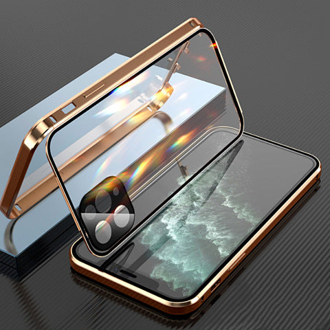 Ultra-thin Clear Glass Phone Case Full Coverage Anti-drop Case Cover