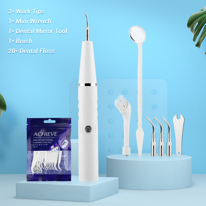 Removedor de Tártaro Ultrassónico Doméstico Descalcificador Dentário Elétrico Portátil