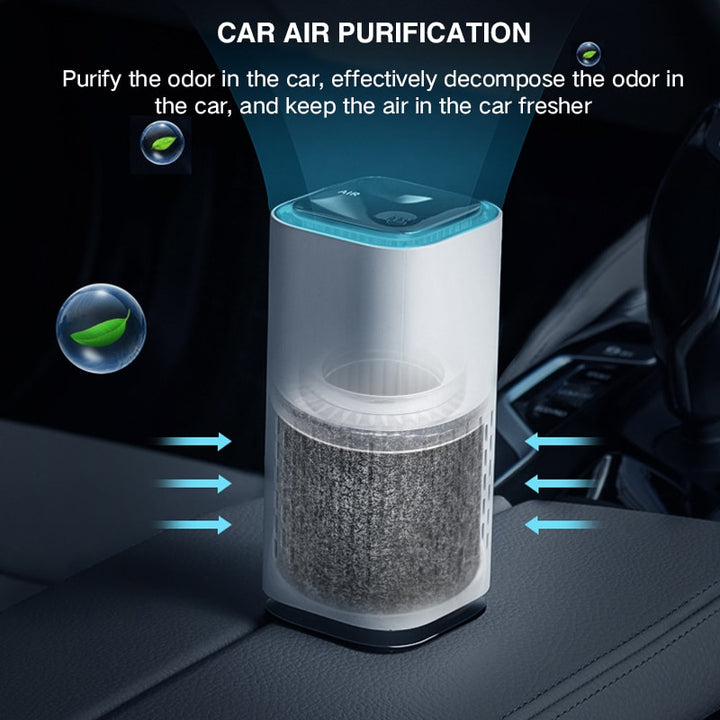 Air Purifier New Car Mini Accessory Cleaner Generator Negative Ions Remover