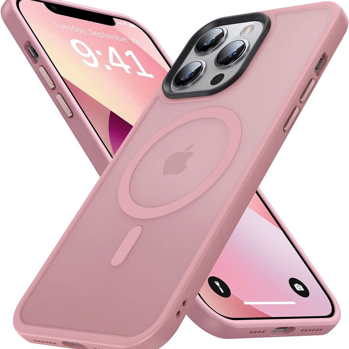 For Iphone 16 15 14 plus 13 12 11 Pro Max Frosted Case Mag Safe Shockproof Cover
