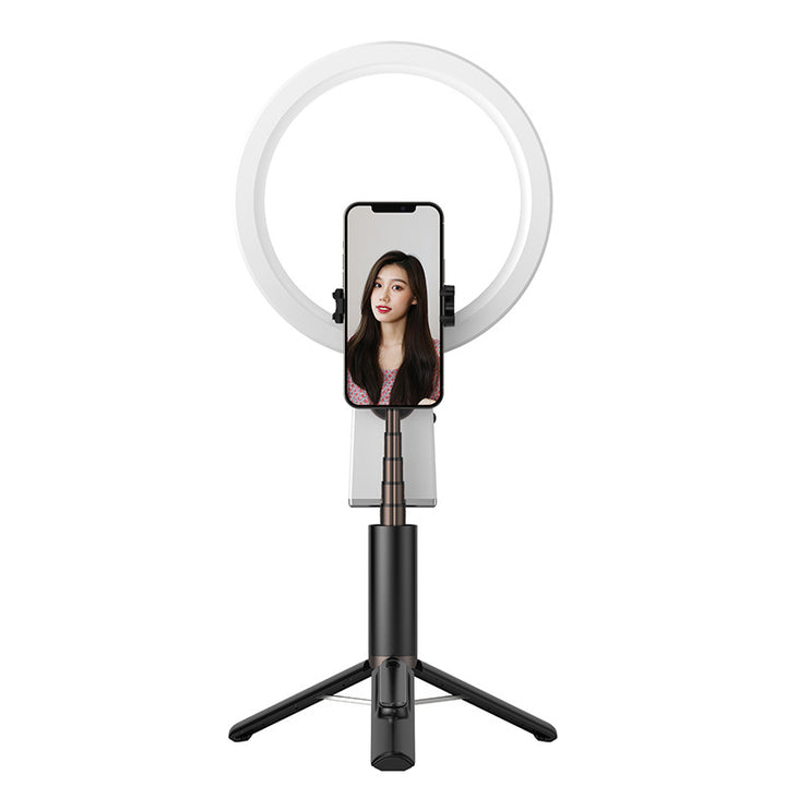 Ring Light de Maquilhagem Profissional para Selfies com Tripé e Suporte para Telemóvel