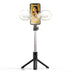 Mini Portable LED Light Mobile Phone Remote Selfie Stick Stand Holder With Tripod For Smartphone