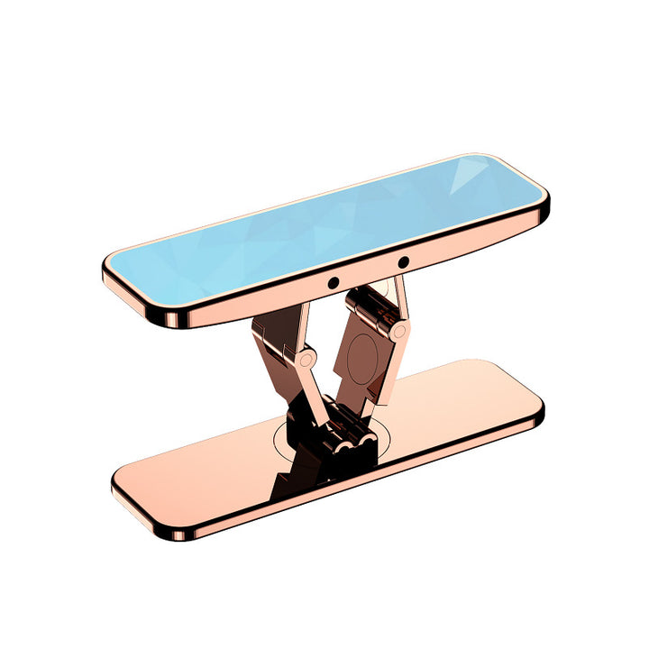 Universal Metal Phone Stand 360 Rotate Adjustable Mini Folding Desk Mount Holder