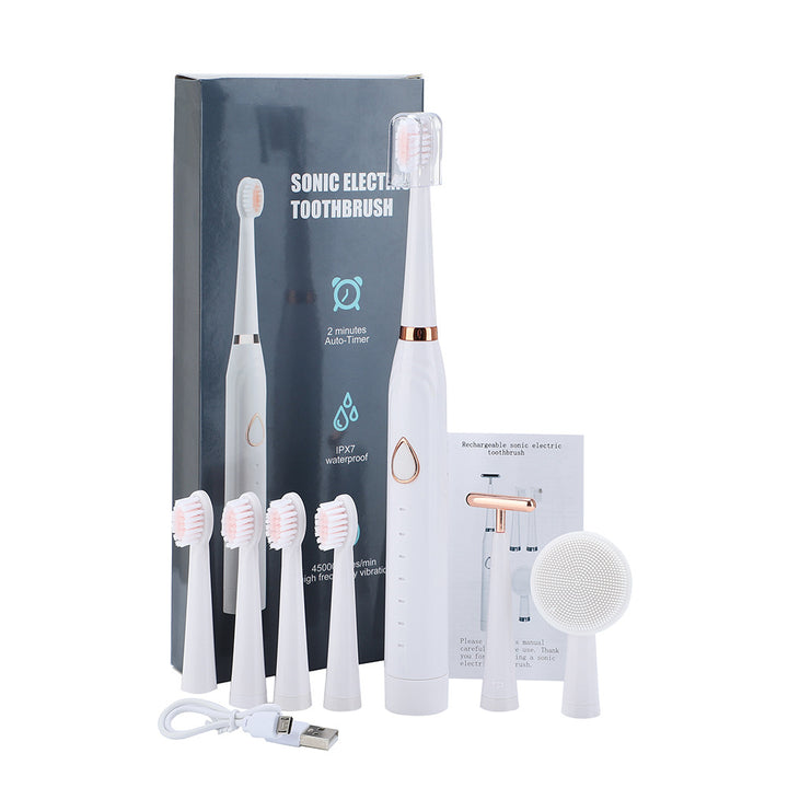 7 In 1 Electric Toothbrush Waterproof Smart Tooth Brush Set
