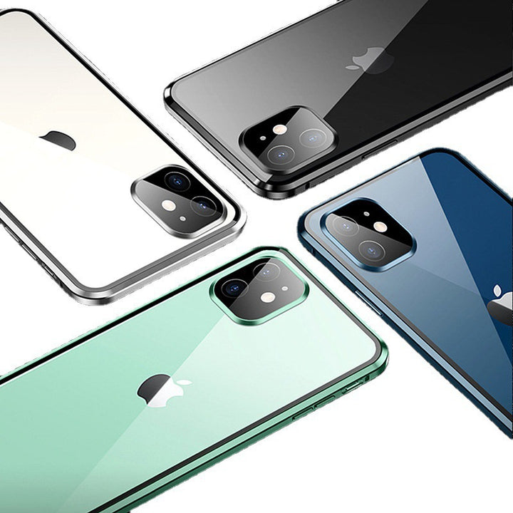 Ultra-thin Clear Glass Phone Case Full Coverage Anti-drop Case Cover