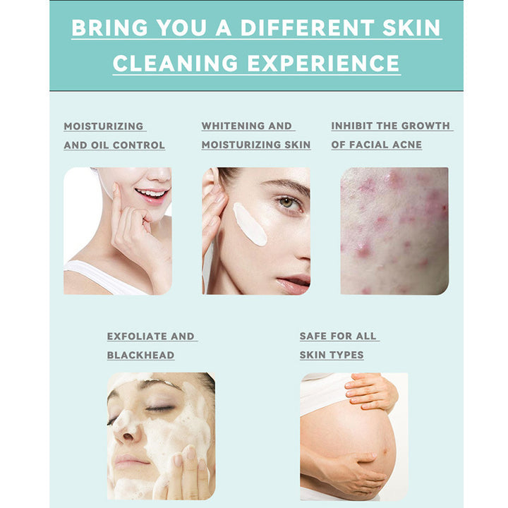Sabonete de Leite de Cabra Natural para Limpeza e Reparação da Pele com Proteína de Seda